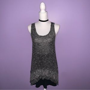 COIN 1804 Grey Sleeveless Knit Top